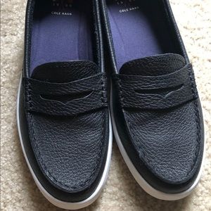 Cole Haan loafer in black. 6